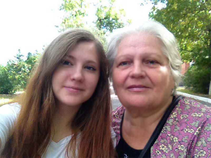 Я с внучкой - Лидия Егорова