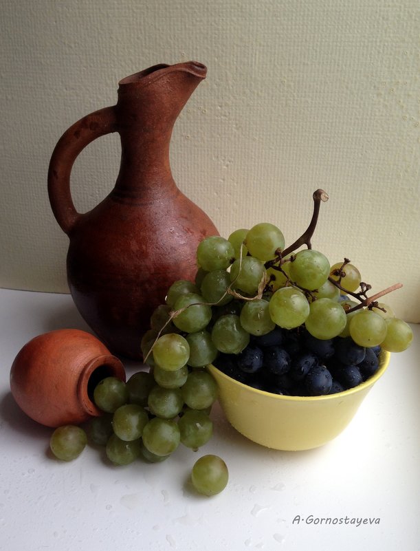 Виноград – общепризнанное средство против стрессов, депрессий, старости. - Anna Gornostayeva