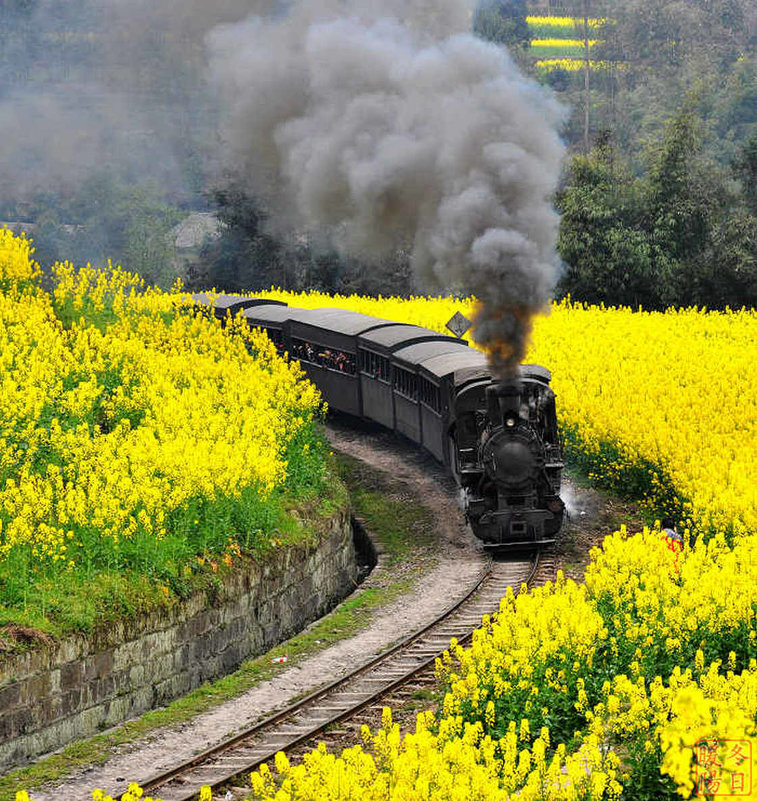 Старый поезд - chinaguide Ся