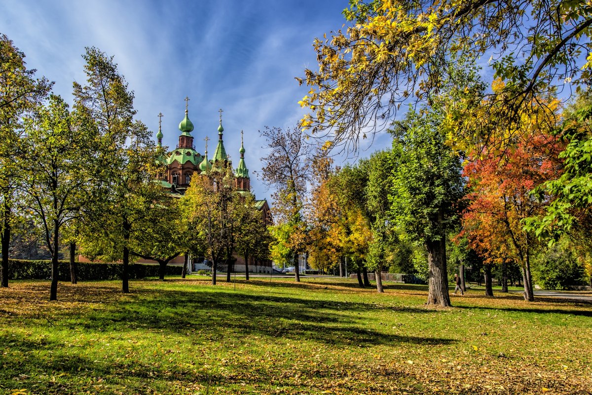 Autumn in the park - Dmitry Ozersky