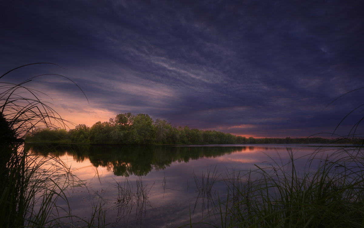Закат на озере "Старая Сура" - Кирилл Малов
