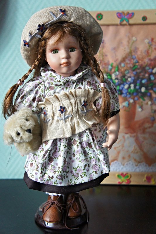 Фарфоровая кукла из Бельгии - Елена Павлова (Смолова)
