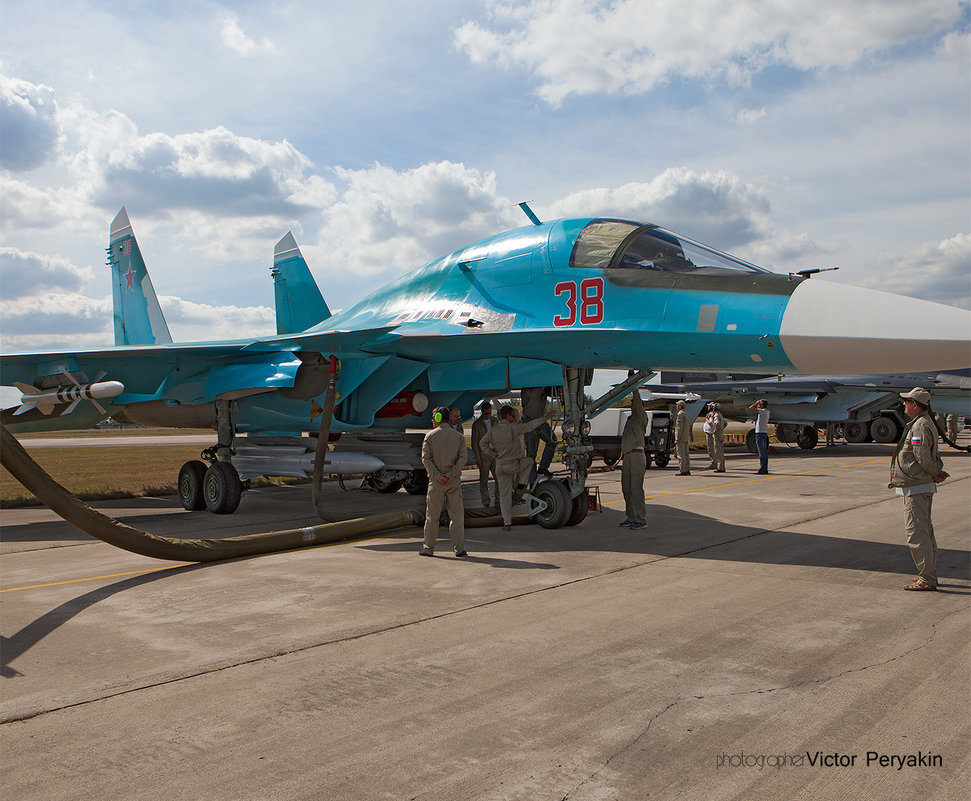 су-34..подготовка в полету - Виктор Перякин