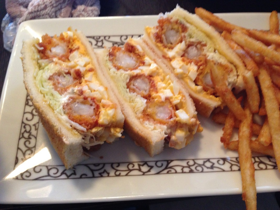 Сэндвич с жареными креветками - Tazawa 