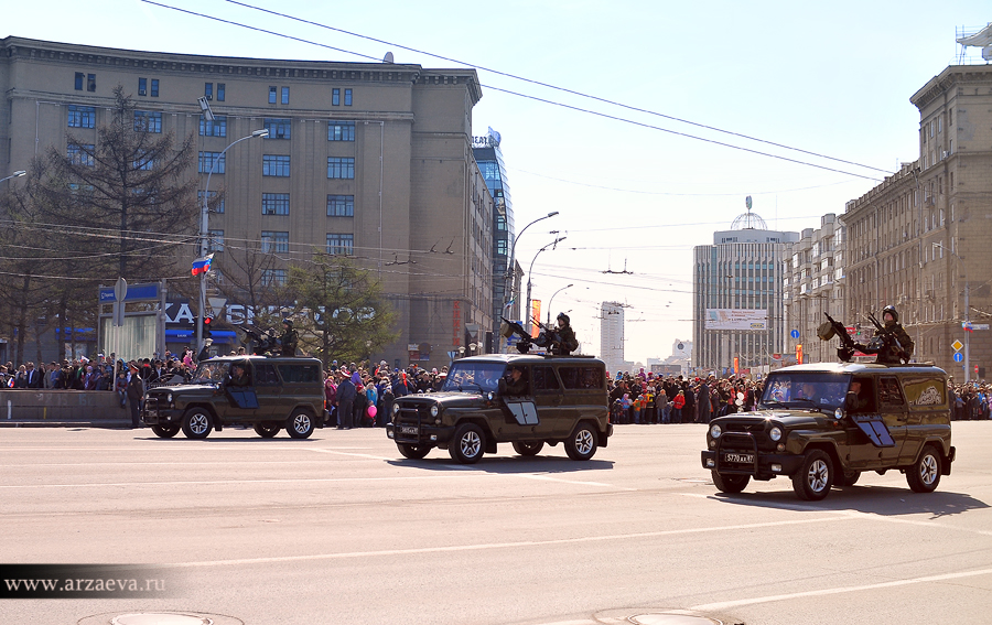 9 мая, парад военной техники - Алия Арзаева