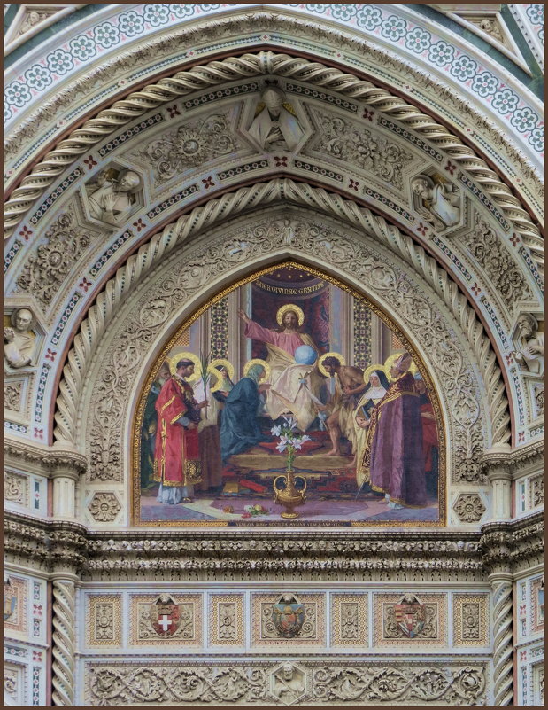 Флоренция. Собор Санта-Мария-дель-Фьоре, фрагмент - Ирина Лушагина