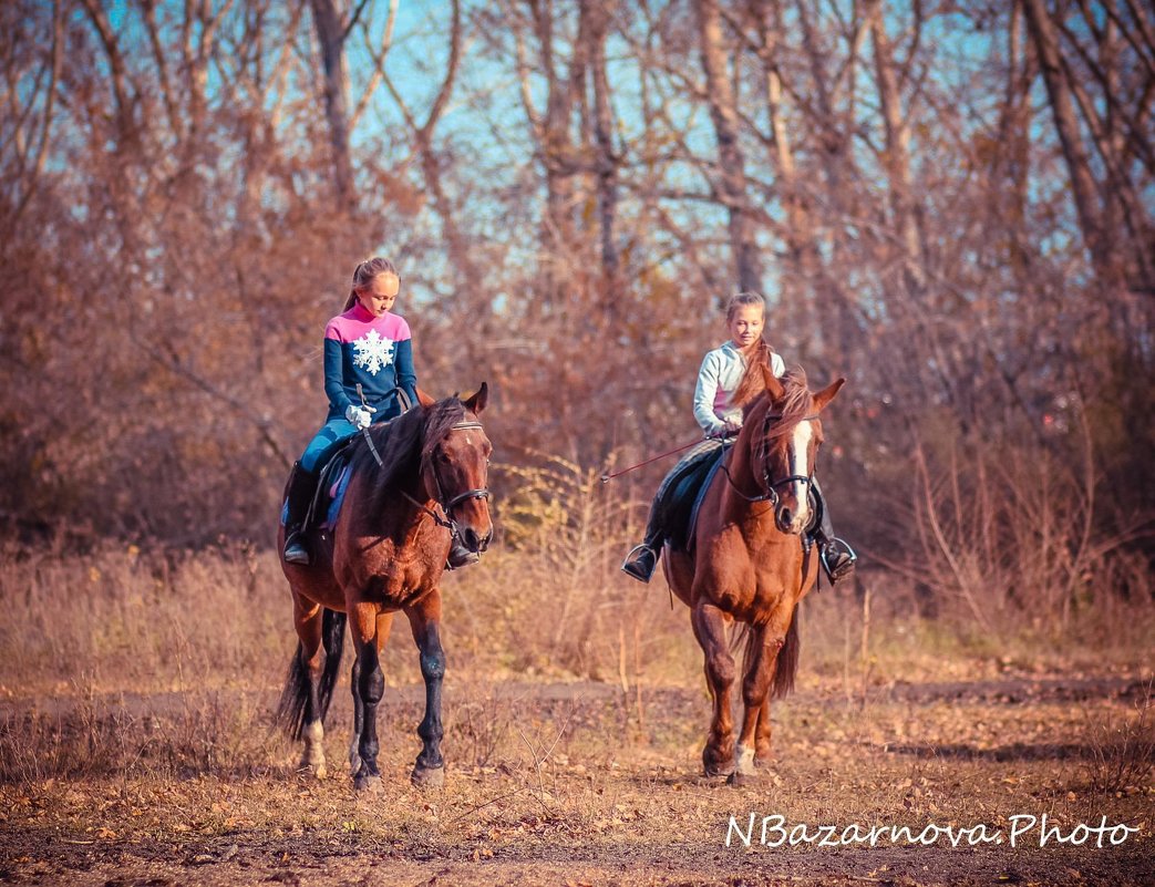 конная прогулка - Наталья 