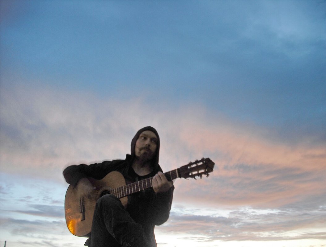 Небо, облака, гитара и художник - Денис Бугров 