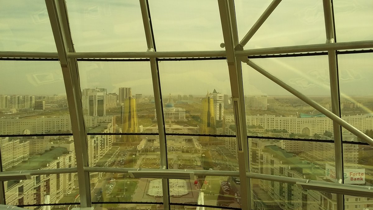 Астана с высоты Байтерека - людмила дзюба 