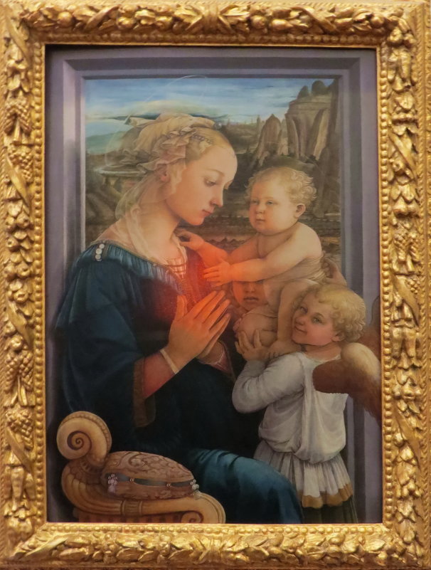 Филиппо Липпи. Мадонна с Младенцем и двумя ангелами (Галерея Уффици) - Ирина Лушагина