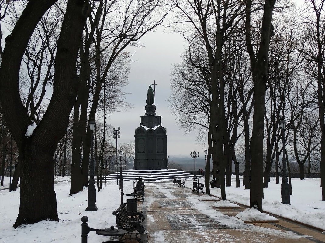 Зима на Владимирской горке - Владимир Бровко