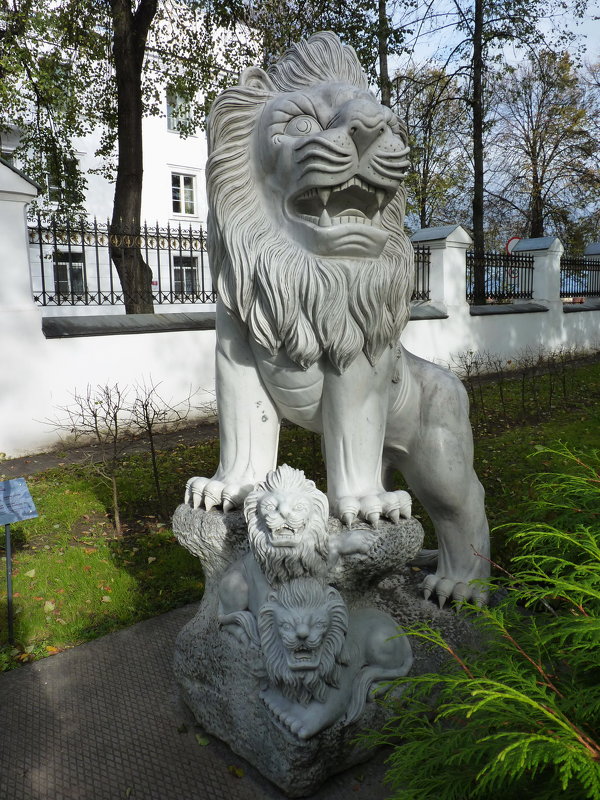 Львы Губернаторского сада  в Ярославле - Galina Leskova