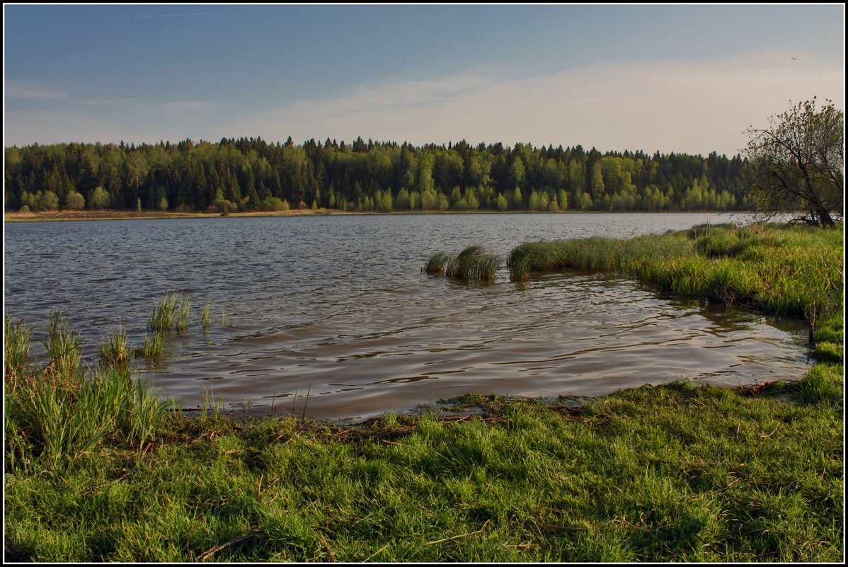пейзаж с озером - Дмитрий Анцыферов