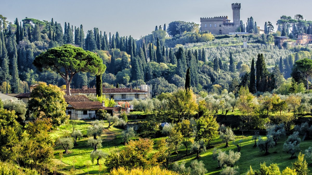 autumn morning in Tuscany - Dmitry Ozersky