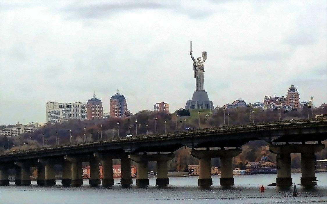 Вид на правый берег Киева :: Владимир Бровко – Социальная сеть ФотоКто