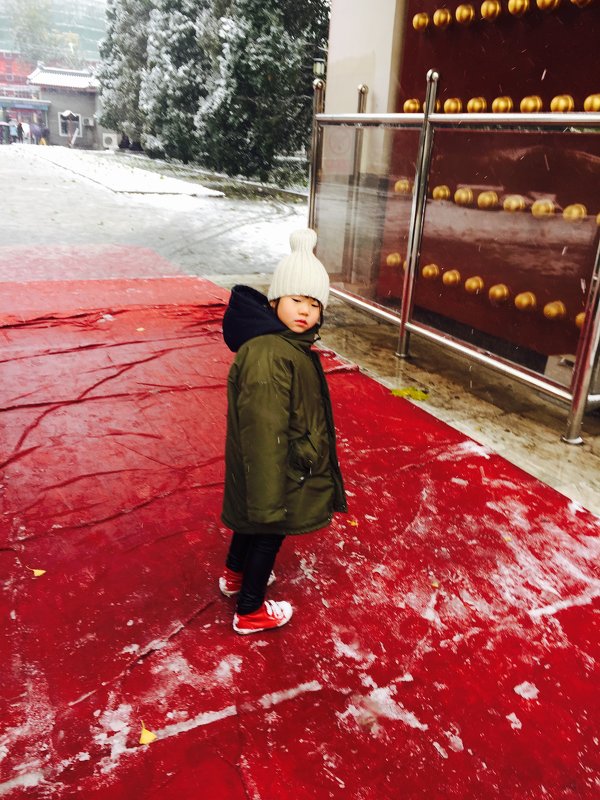 The first snow in Beijing - Shiva 