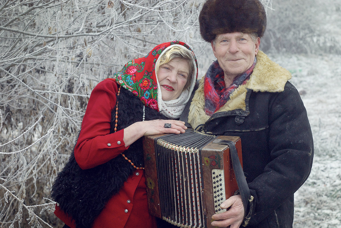 Зима в деревне - Eugenia Kovalyova