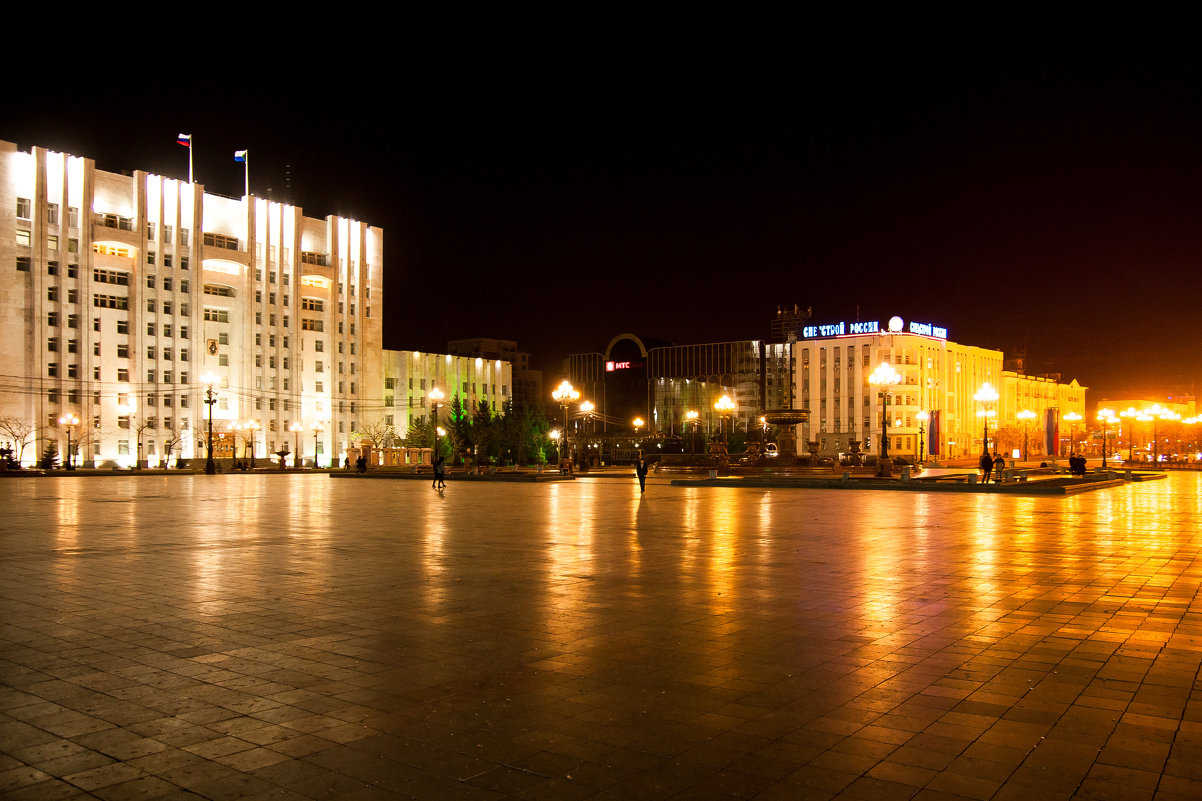 Хабаровск. Площадь Ленина - Нина Насыпова