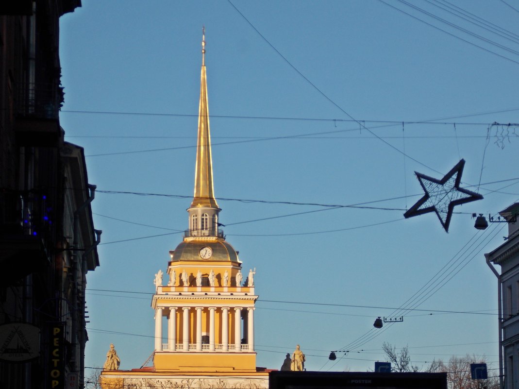 Санкт-Петербург. Здание Адмиралтейства. Вид с ул.Гороховой. - Фотогруппа Весна