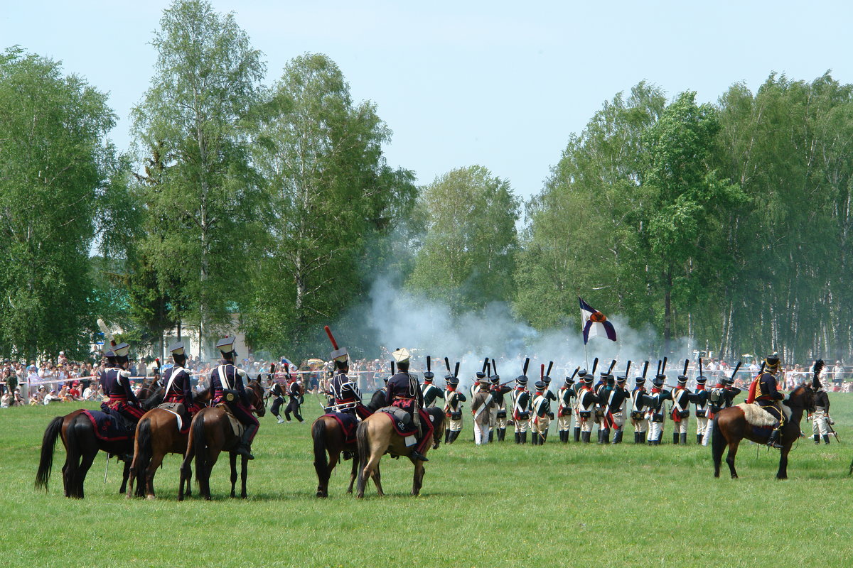Фрагмент батальной сцены сражения 1812г. - PETR 
