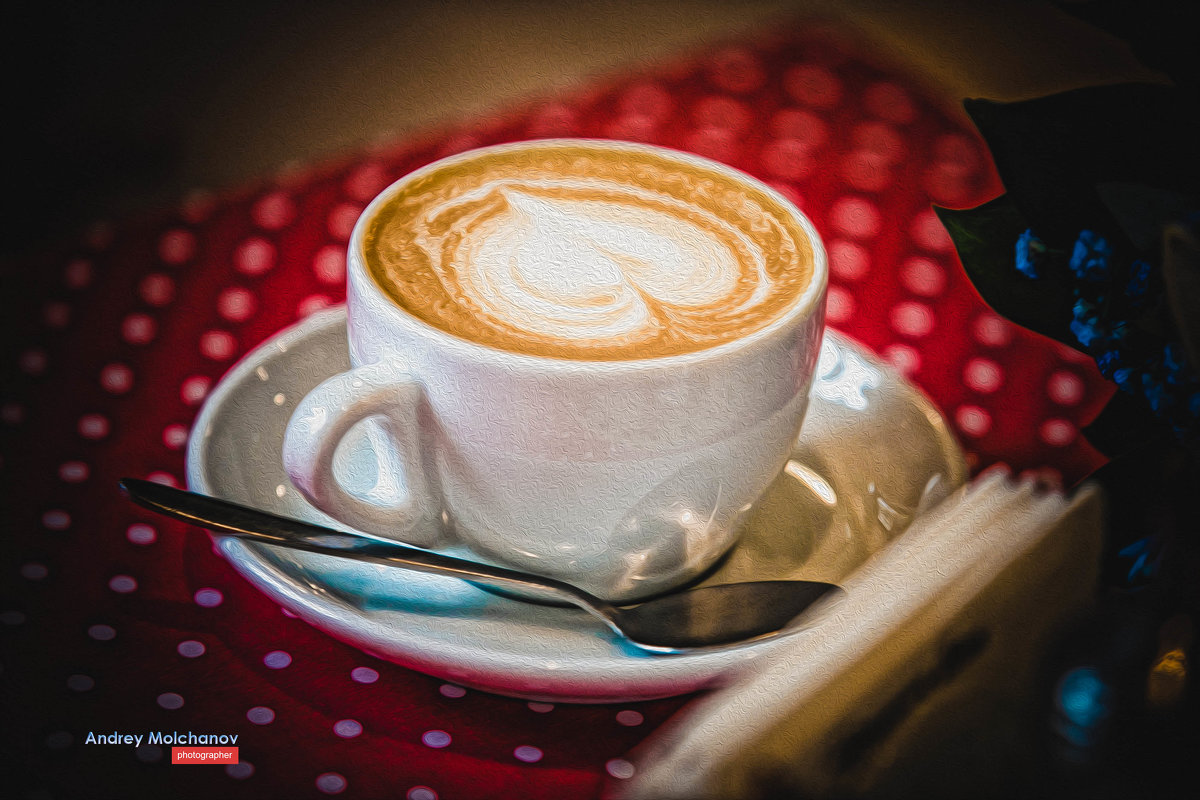 Чашка кофе на столе - Андрей Молчанов