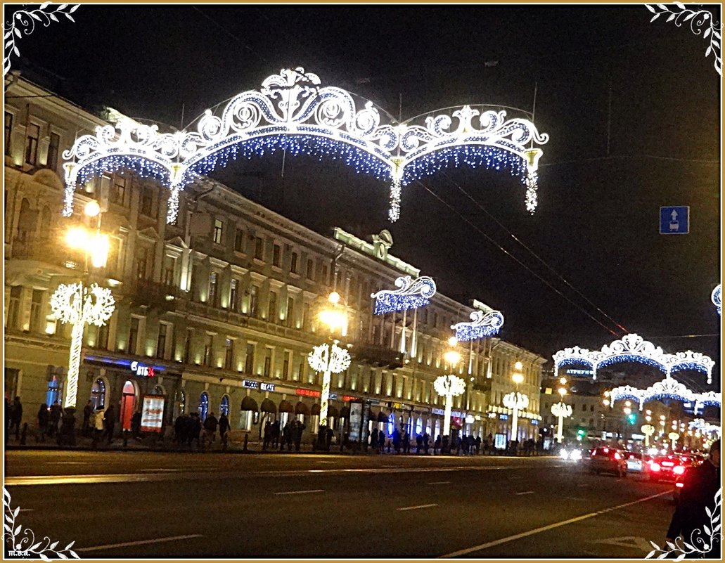 Новогоднее украшение Невского проспекта - Вера 