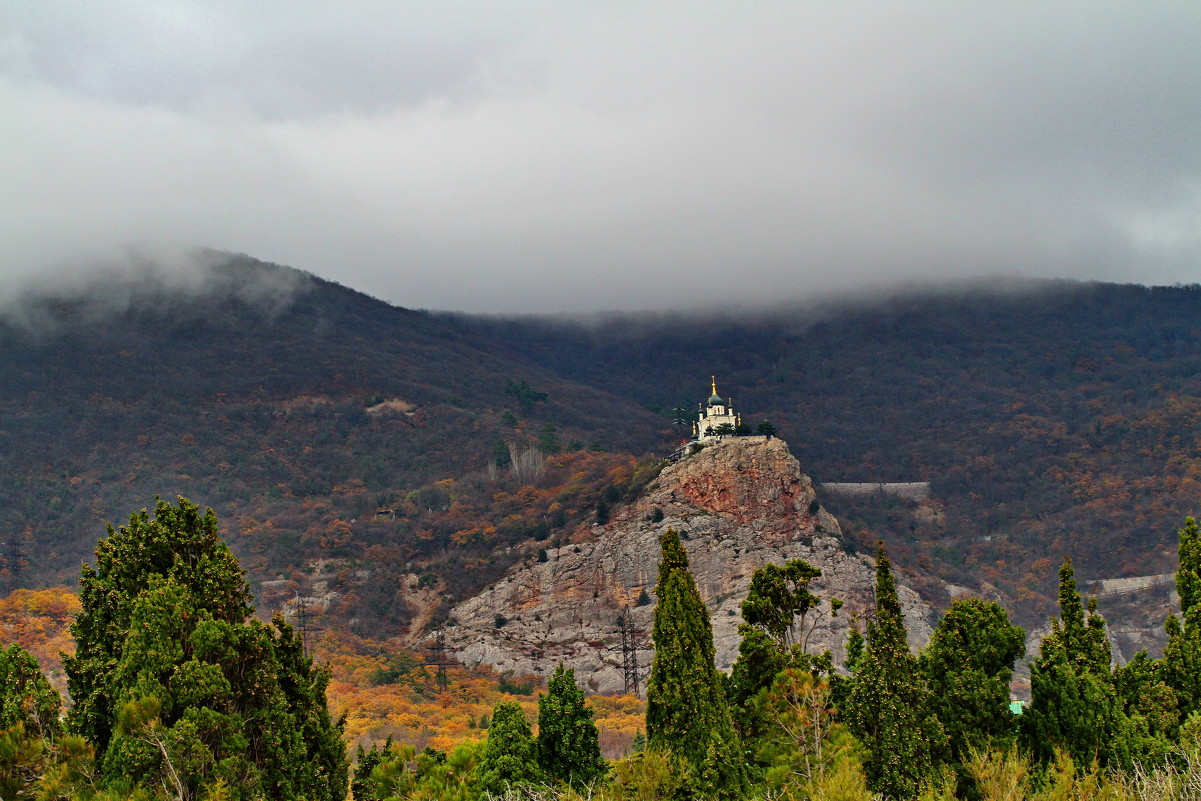 Осенний Крым Форос храм