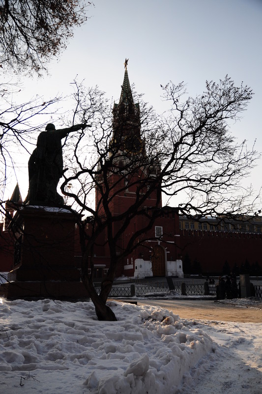 Красная площадь, Памятник Минину и Пожарскому.21.02.2013г. - Виталий Виницкий