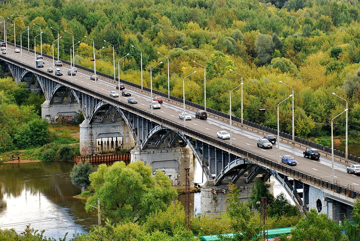 Город Владимир, мост через Клязьму - Валерий Толмачев