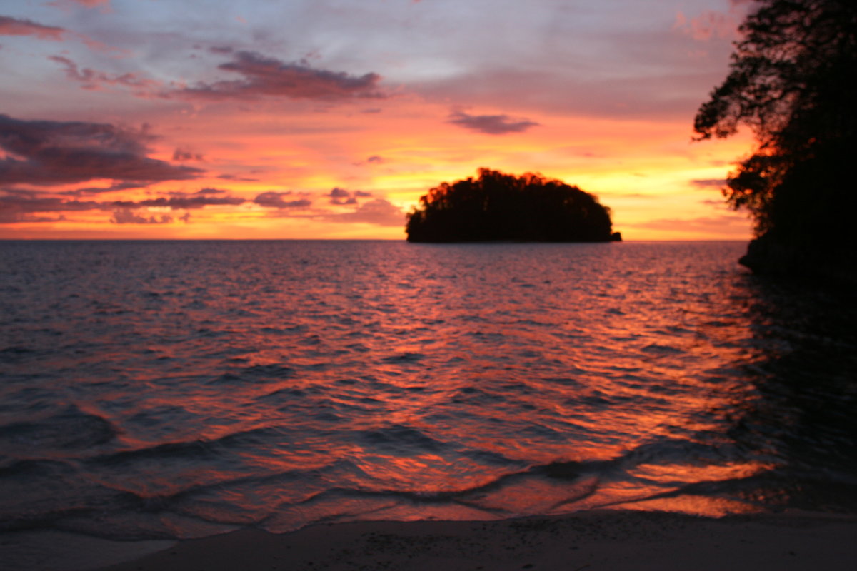 Папуа Новая Гвинея.Закат - Антонина 