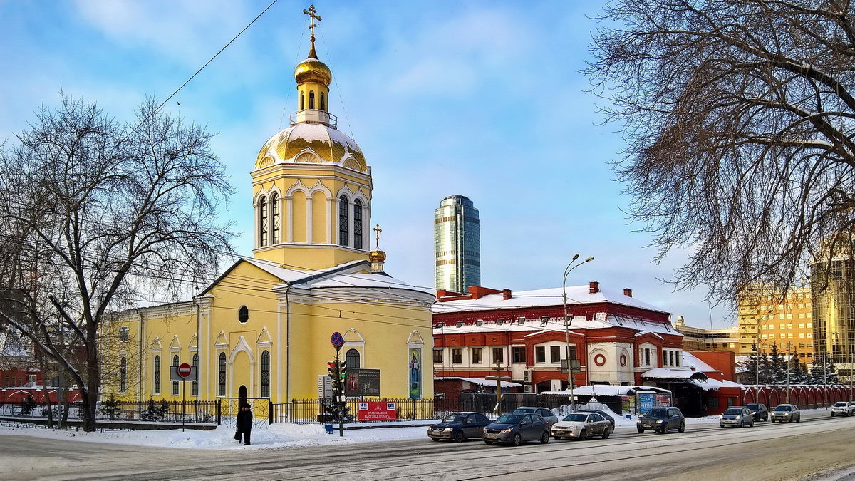 Церковь Крестовоздвиженского мужского монастыря. - Пётр Сесекин