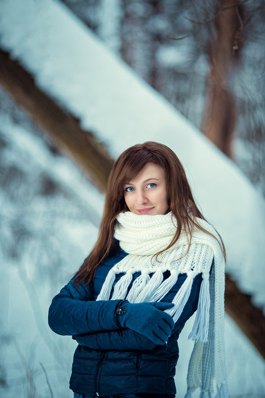 фотосессия в зимнем лесу - Юлия Рожкова