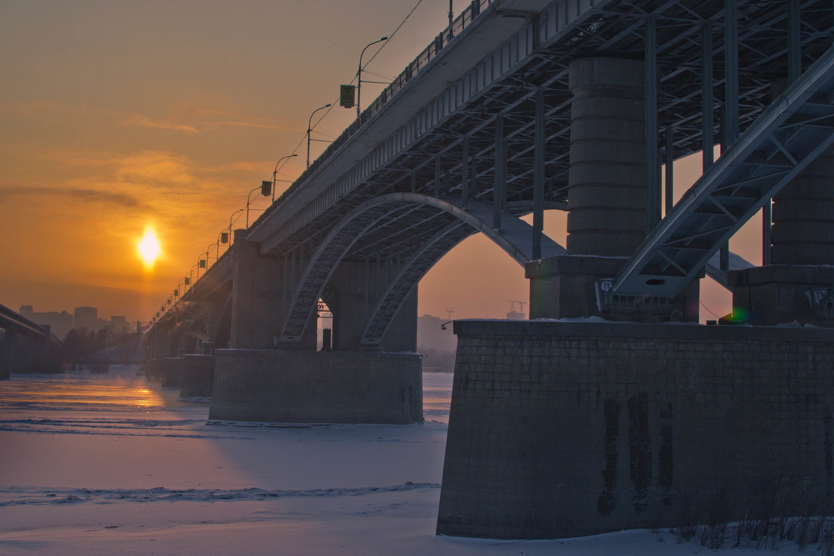 Мост на уходящее солнце - cfysx 