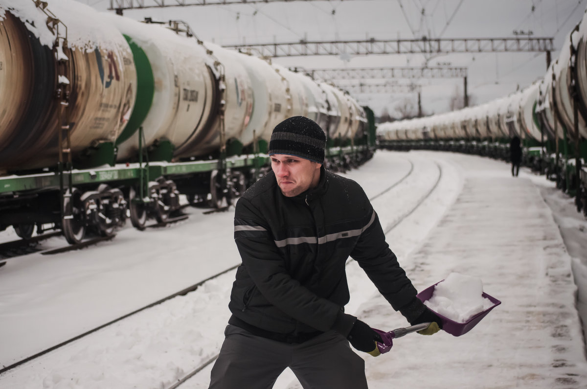 После снегопада на ЖД - Дмитрий Коноплев