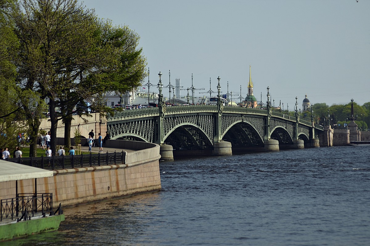 Питерский пейзаж. Троицкий мост. - Рай Гайсин