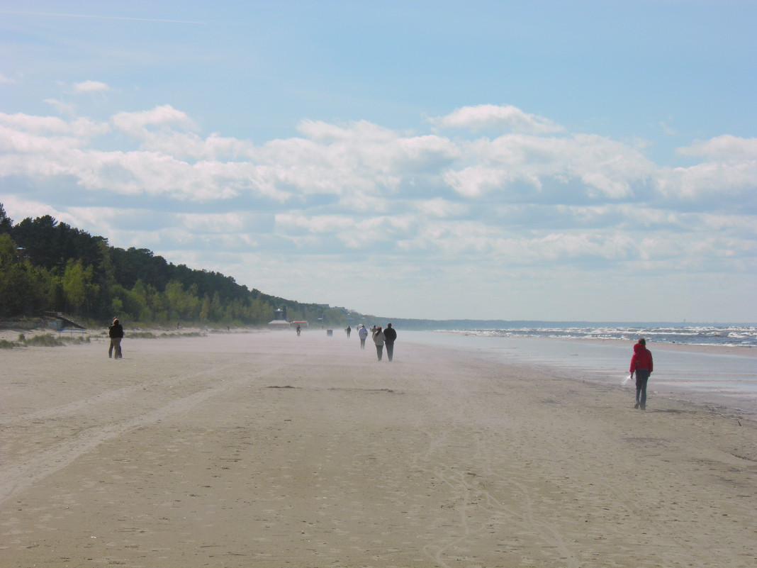 Юрмальский пляж весной - Любовь Изоткина