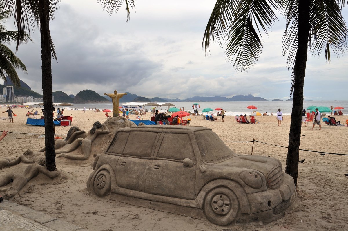 Бразилия. Песочные скульптуры в Рио. - Елена Савчук 