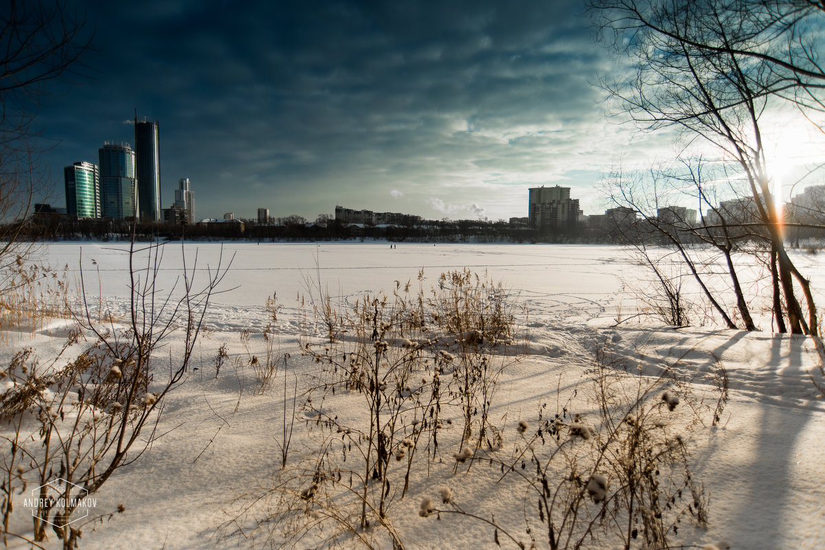Мой Екатеринбург. Река Исеть зимой - Андрей Колмаков