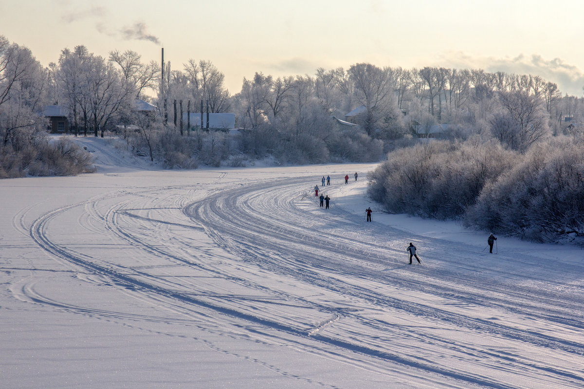 Морозный субботний день на реке Вологда - Татьяна Копосова