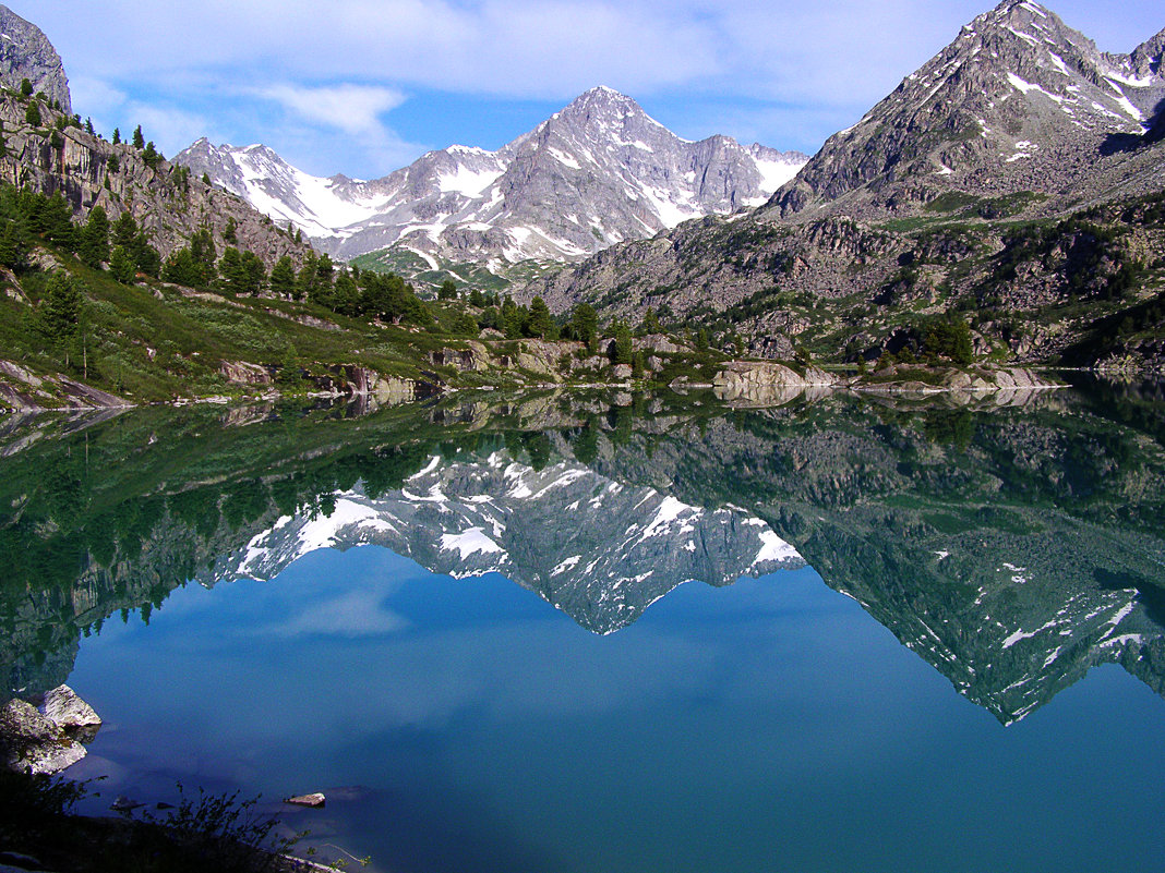 озеро Дарашкель одно из красивых и малодоступных озер Горного Алтая - Александр Скалозубов