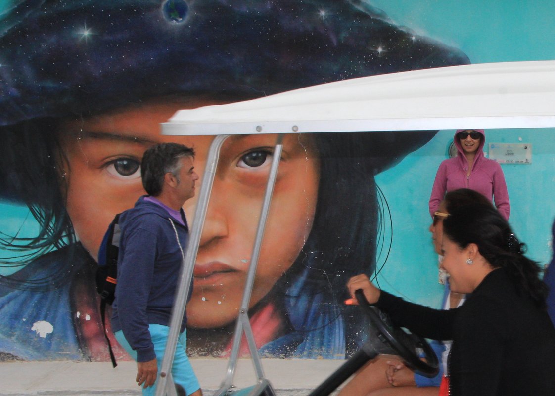 граффити на острове Хольбош, Мексика - Светлана Гусельникова