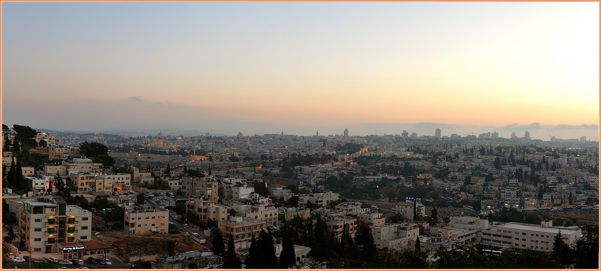 27.07.12 Панорама Иерусалима от Мормонского университета. - Борис Ржевский