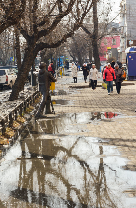 Весна в городе - юрий Амосов