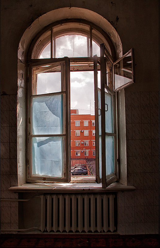 Окно старой больницы. - Лилия *