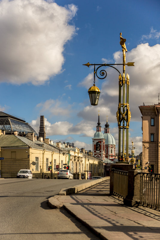 Фонари Пантелеймоновского моста. Петербург. - Наталья Иванова