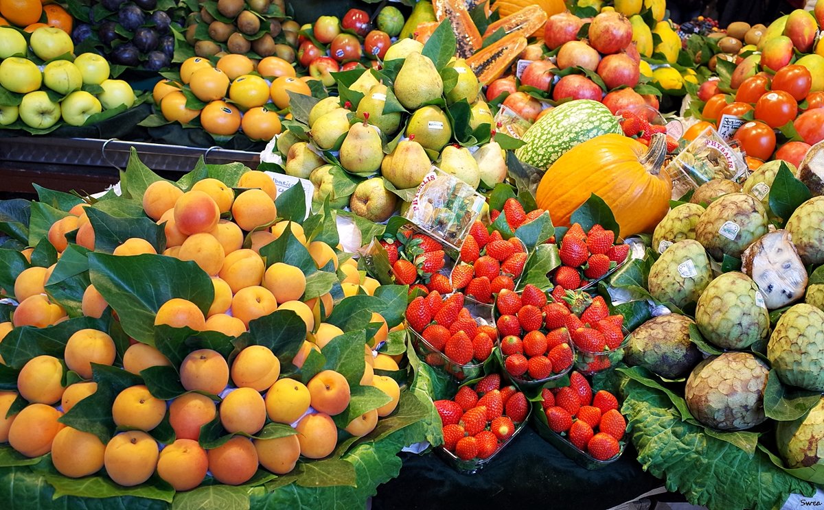 Барселона Рынок Бокерия  Mercat de la Boqueria - wea *