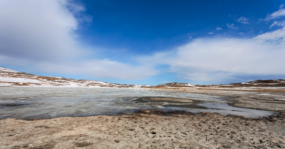 Солёное озеро в Тажеранской степи - Анатолий Иргл