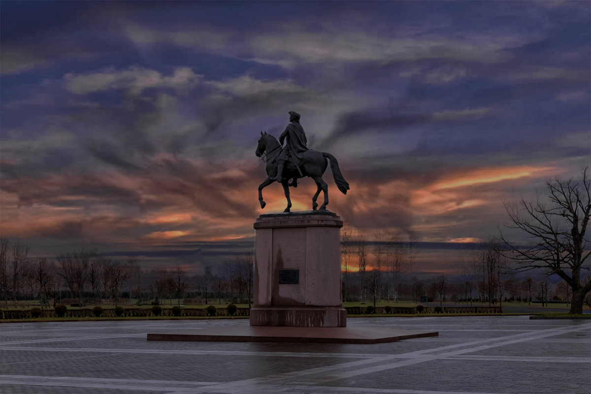 Санкт-Петербург, Стрельна, памятник Петру I - Александр Дроздов