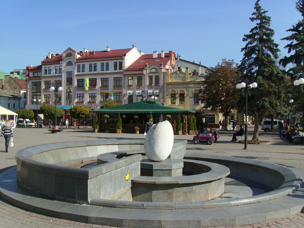 Площадь  Рынок  в  Ивано - Франковске - Андрей  Васильевич Коляскин