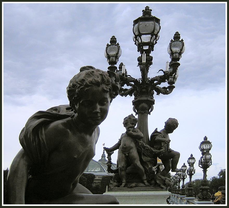 Декор моста Александр III - Евгений Печенин